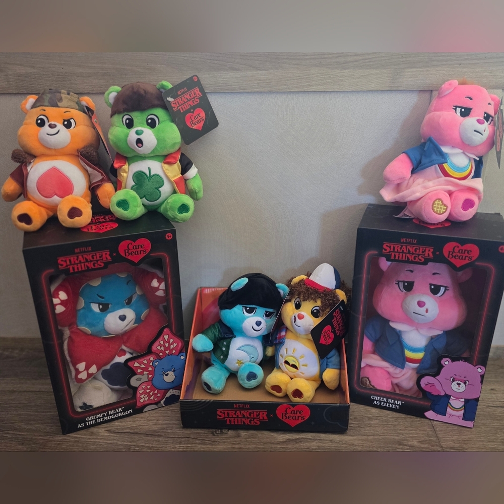 Care Bears Stranger Things Plush Collection